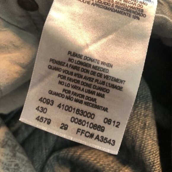 Levi's 501 XX W36-37 L29 Original Shrink To Fit - Picture 13 of 14